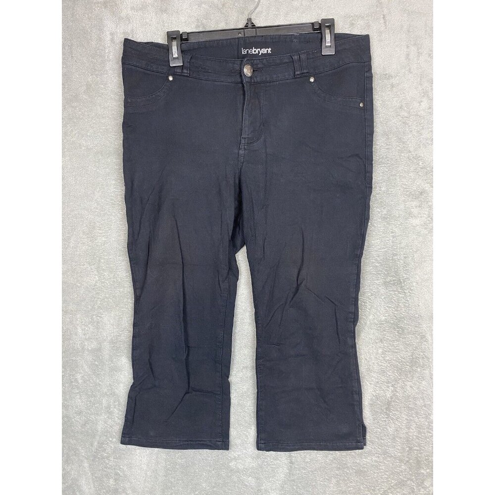 Lane Bryant Womens 14 Black Pants